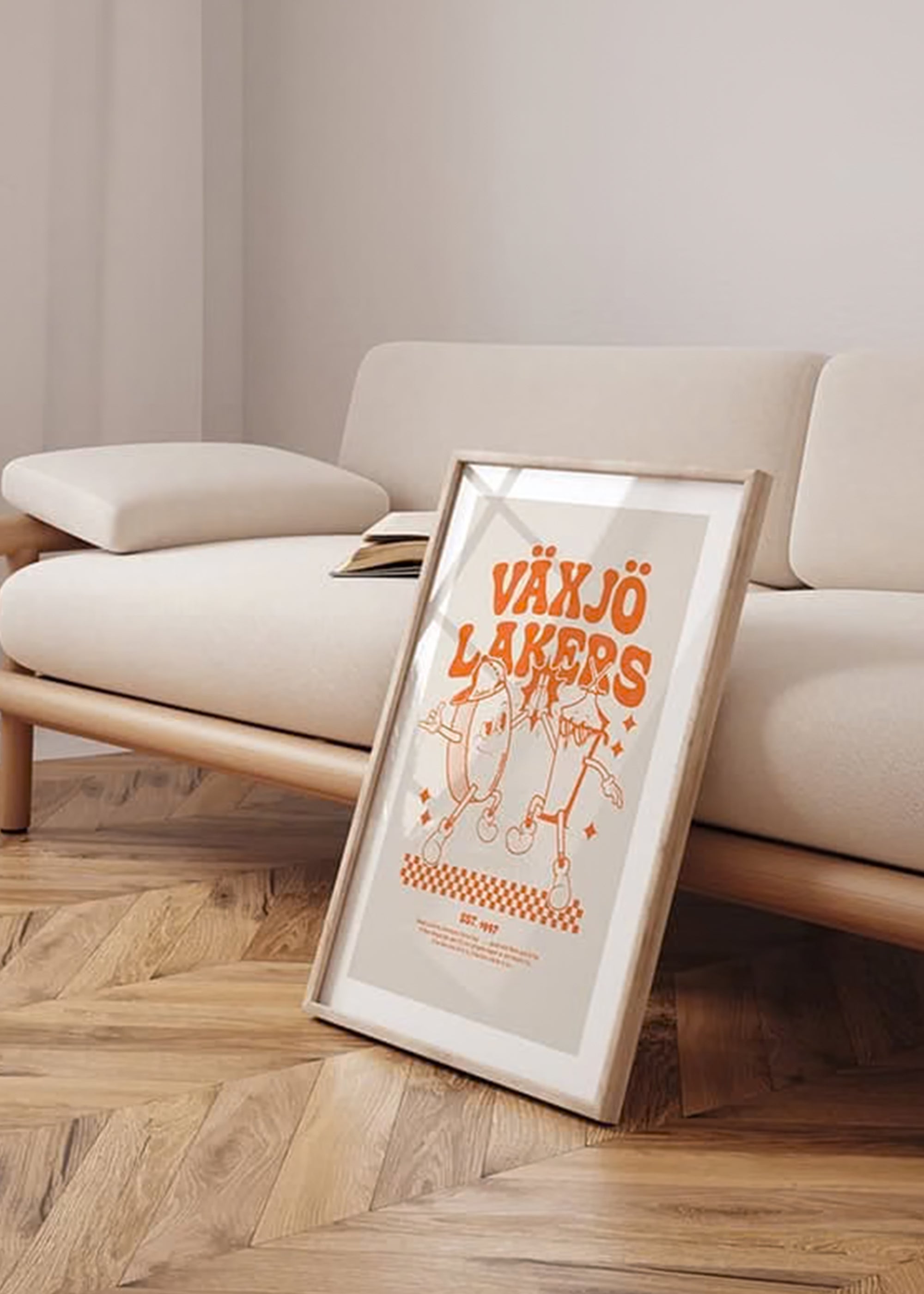 Maskot Växjö Lakers Poster