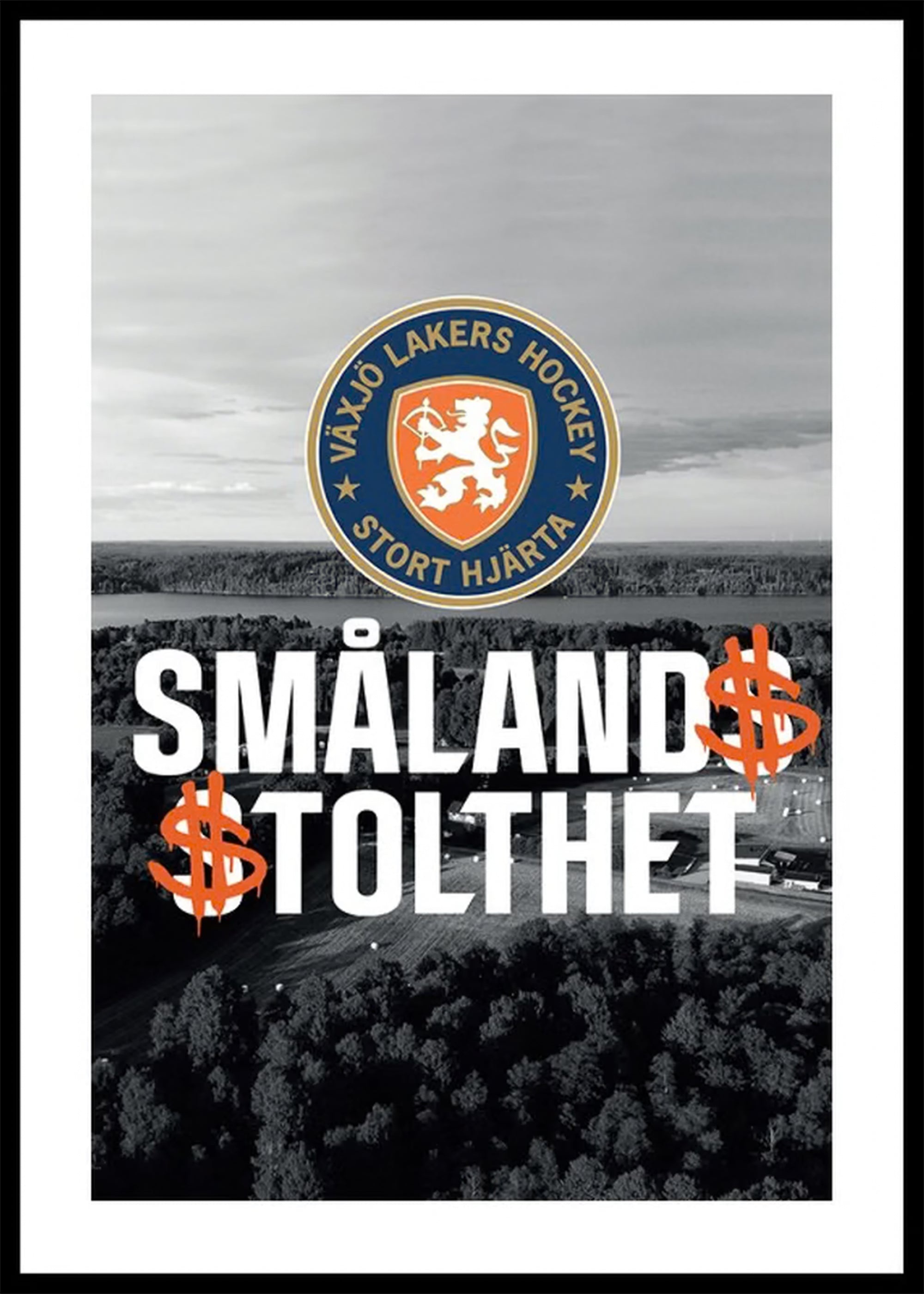 Småland$ $tolthet Växjö Lakers Poster