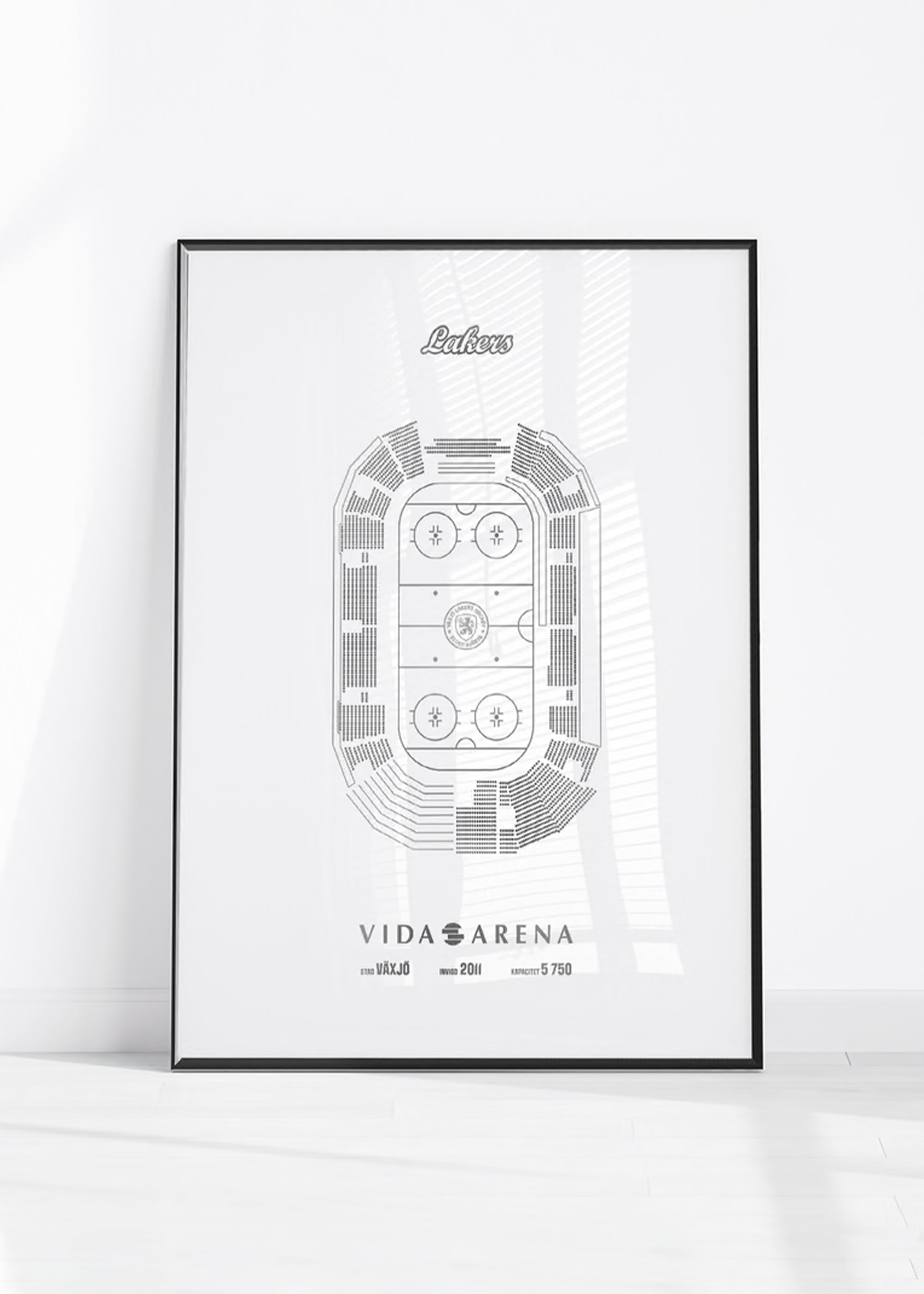 Vida Arena Skiss Vit Poster