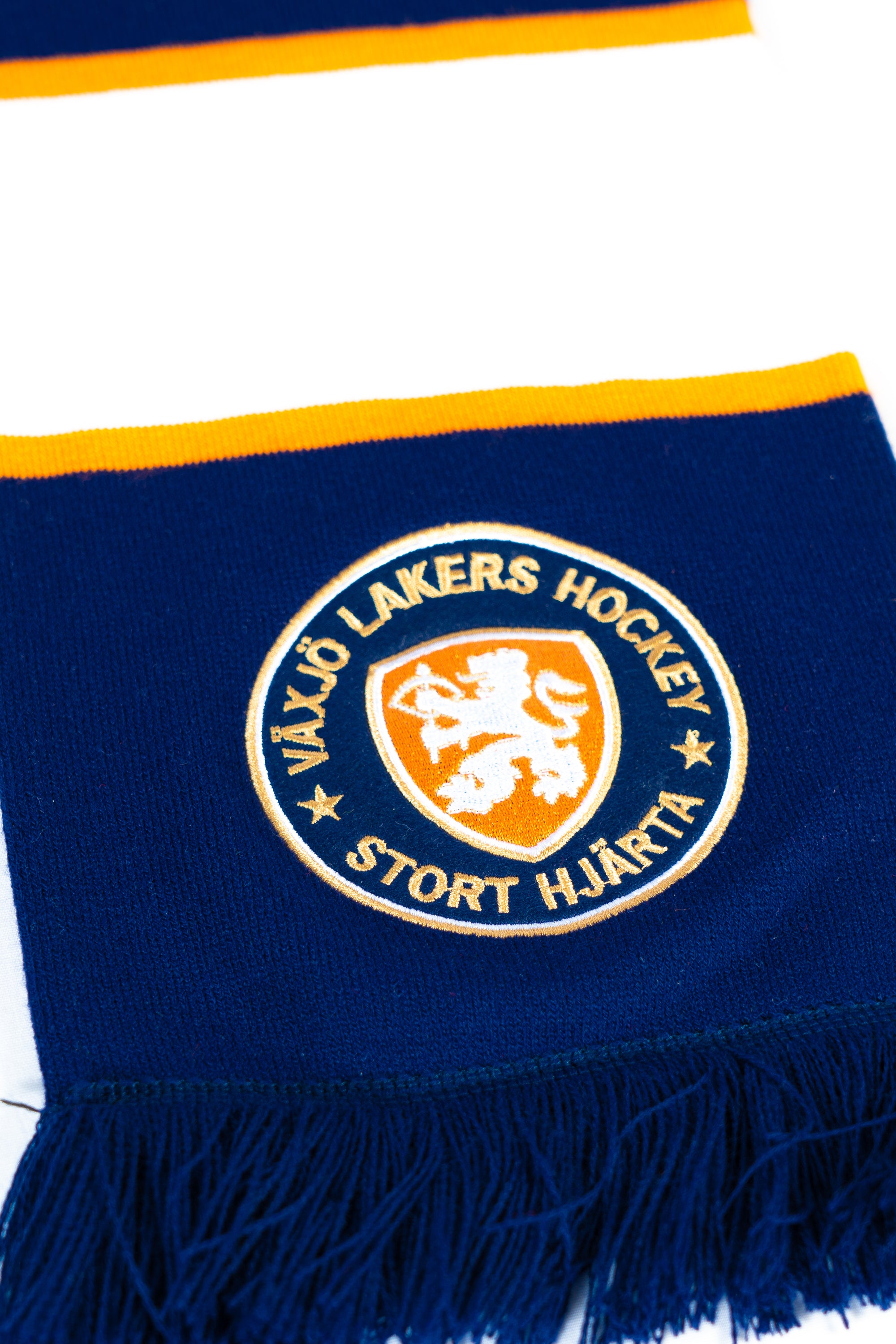 Halsduk navy randig brodyr