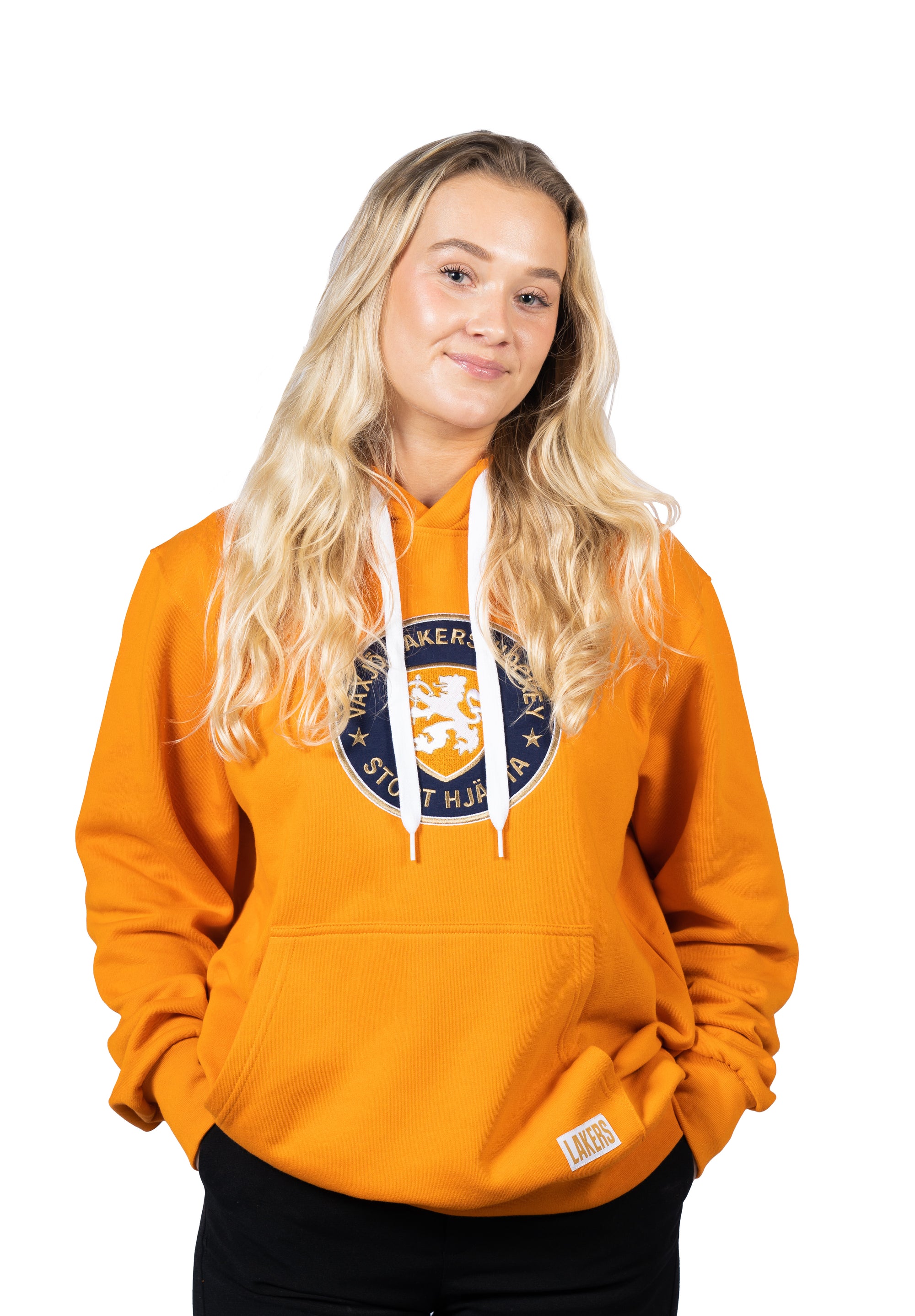 Hoodie Orange Logo SR