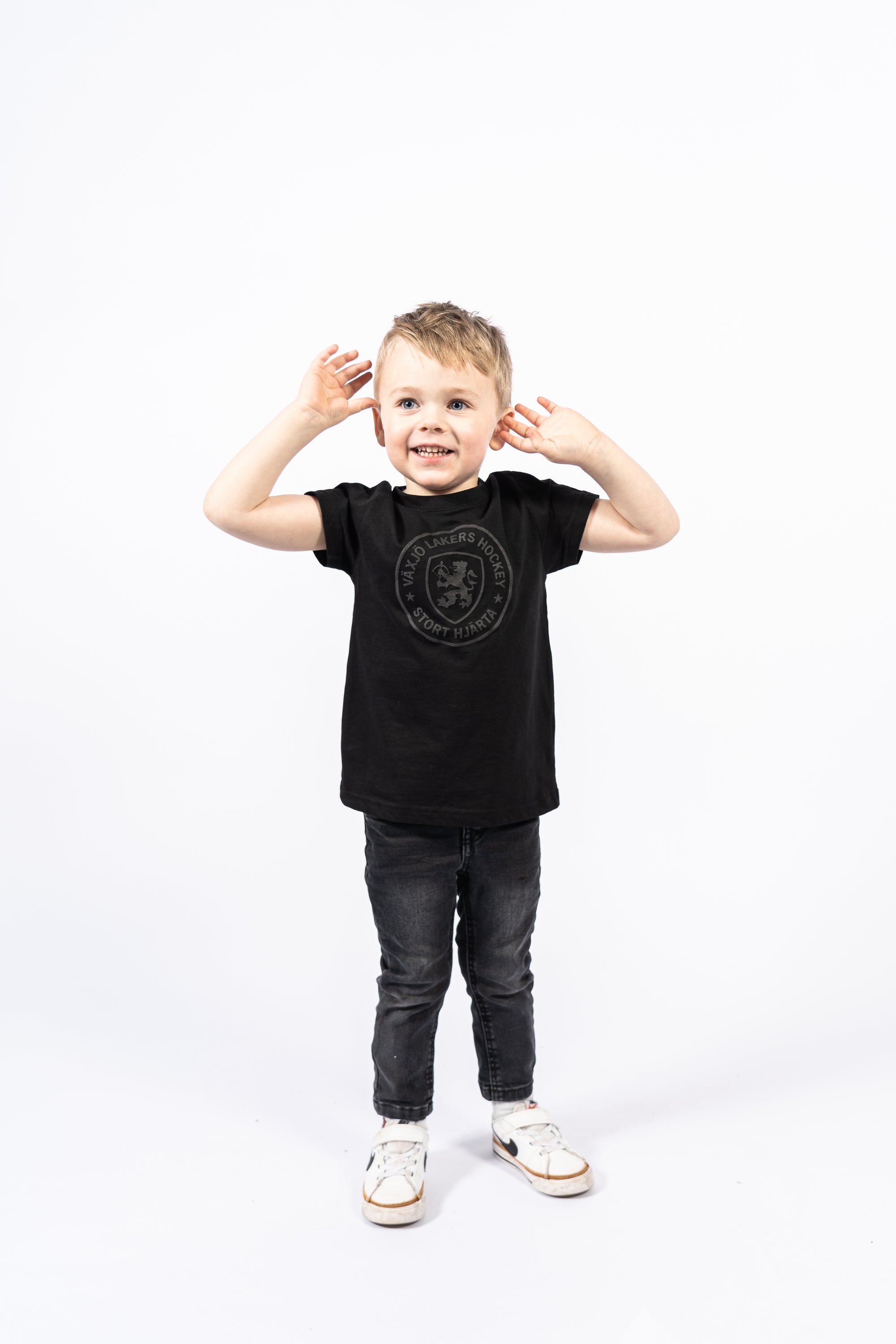 T-shirt Black On Black JR