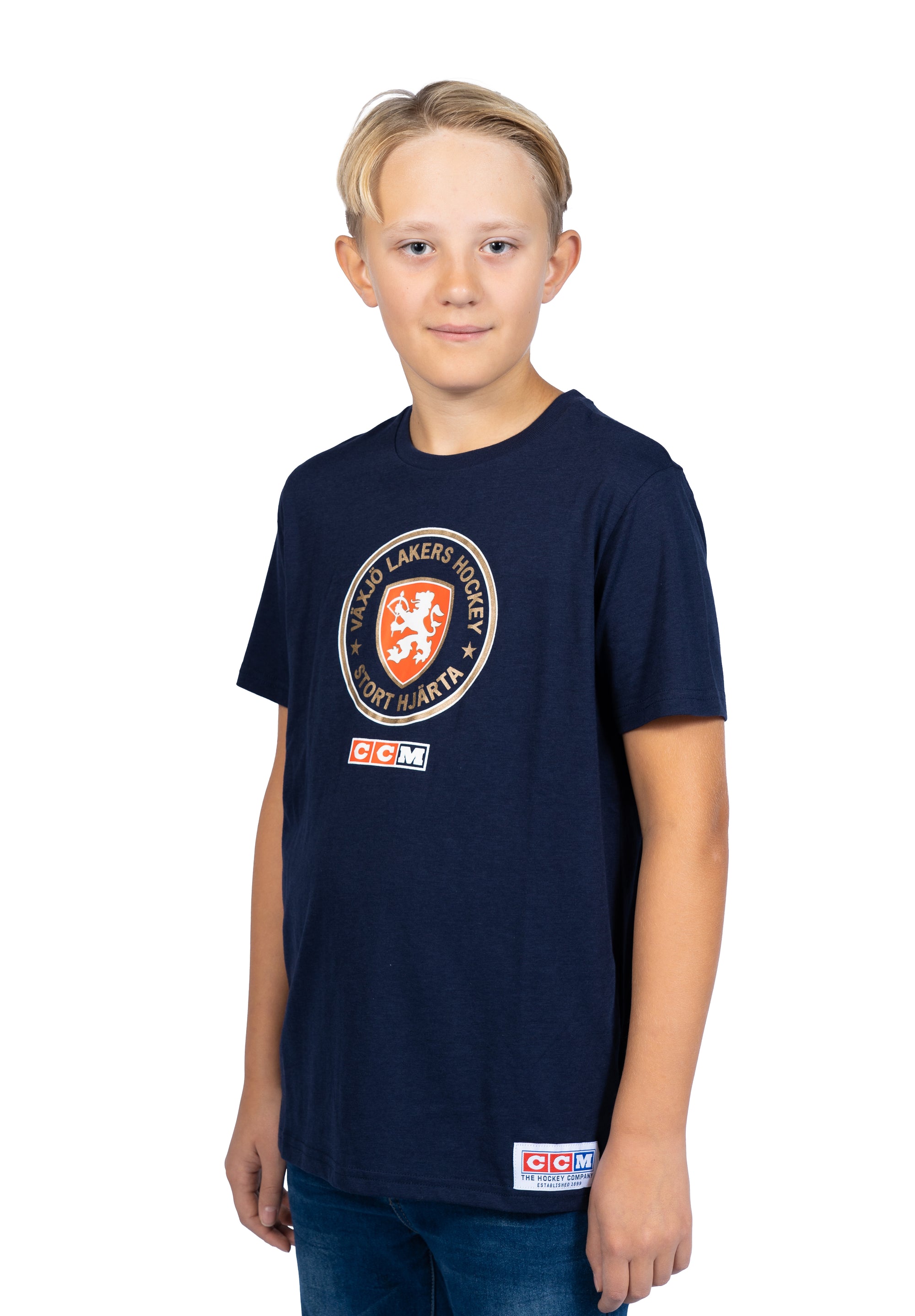 T-shirt CCM True Navy Jr
