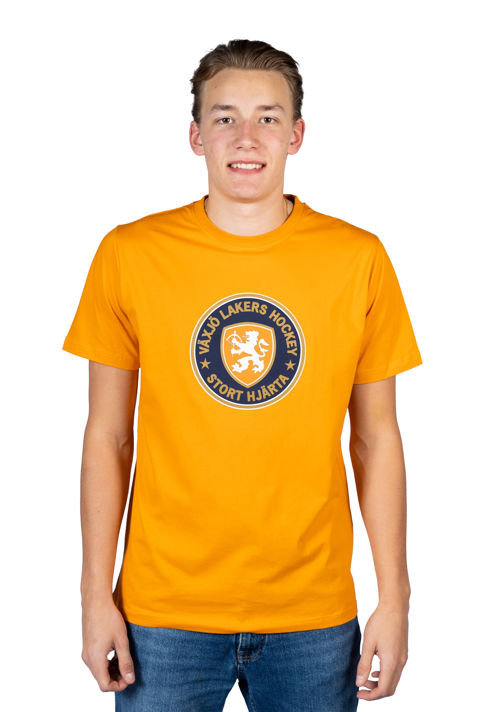 T-shirt orange logo
