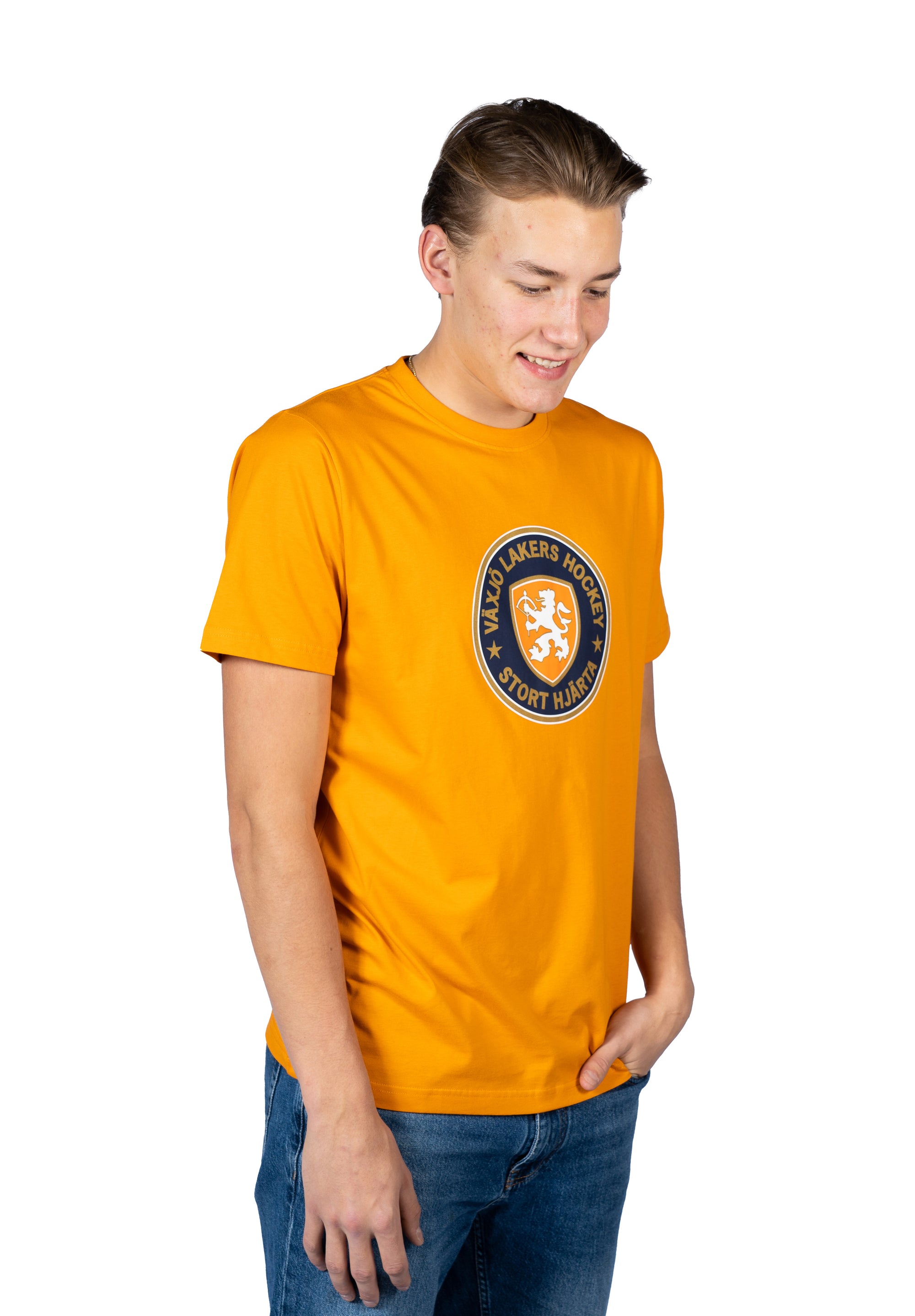 T-shirt orange logo